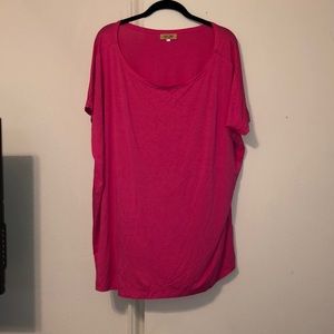 Hot pink Piko Top size L